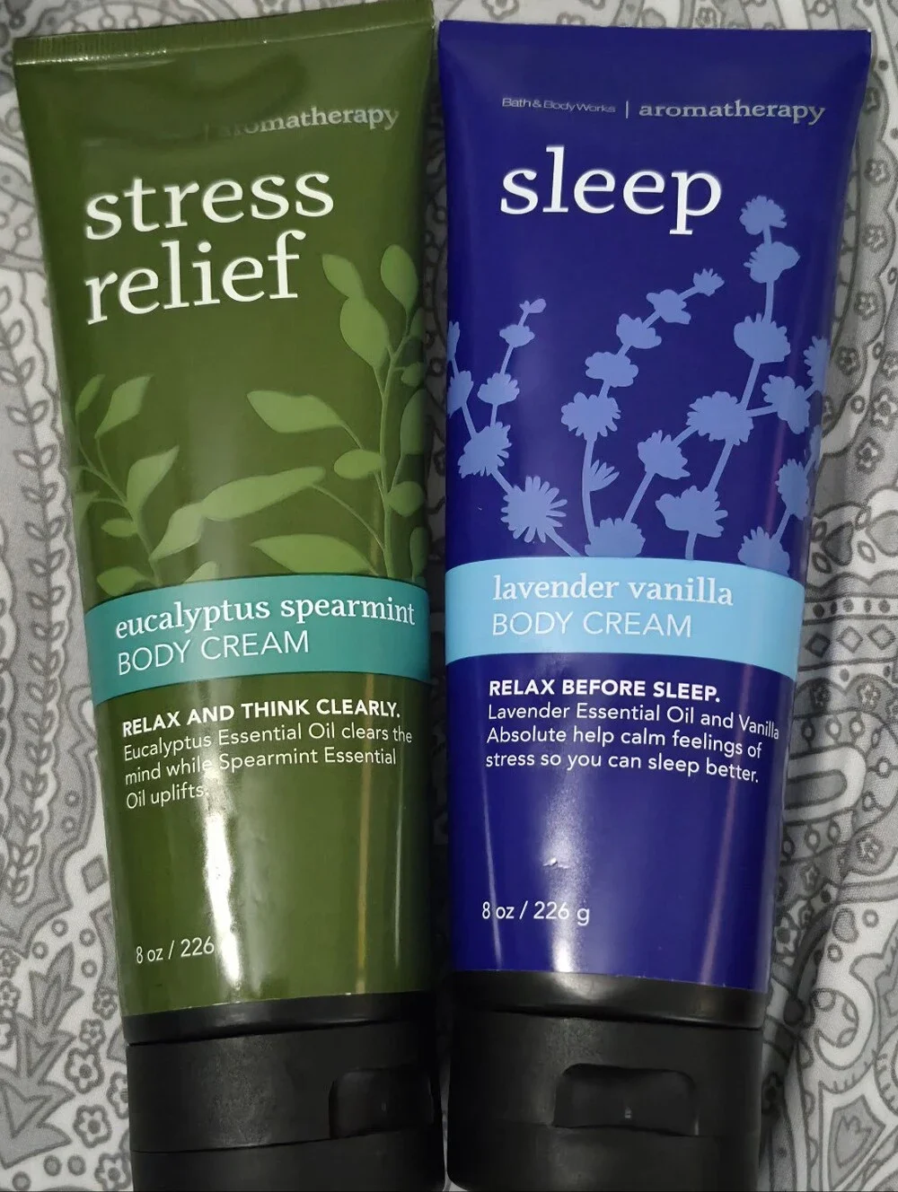 Bath & Body Works Aromatherapy Body Cream Bundle (Sleep & Stress Relief)
